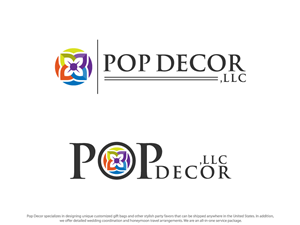 Logo Design by DesignVault for Pop Decor, LLC | Design: #6286760