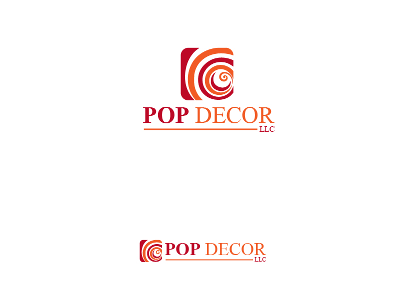 Logo Design by DesignVault for Pop Decor, LLC | Design #6286782