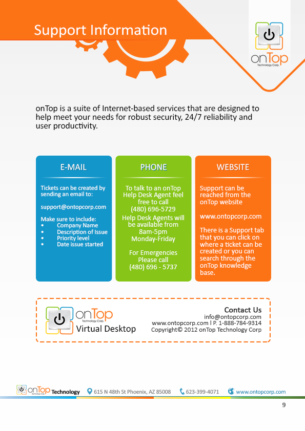 Diseño de Impresos por Miroslav Z. para onTop Technology | Diseño #6412197