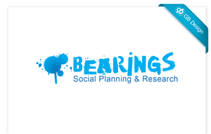 Diseño de Logo por Gb designs para Bearings Social Planning and Research | Diseño: #1685313