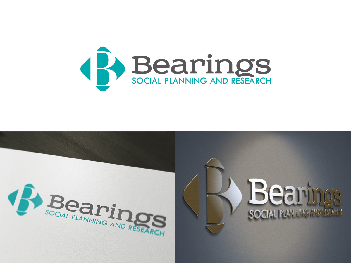 Diseño de Logo por MIM design para Bearings Social Planning and Research | Diseño #1674584