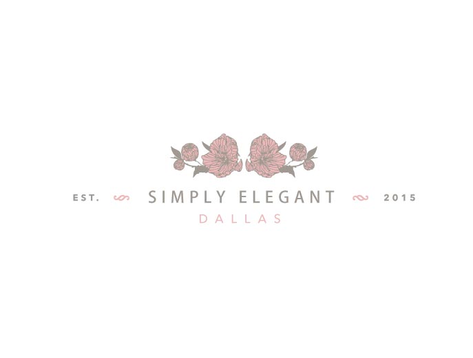Diseño de Logo por wonderland para Simply Elegant Dallas | Diseño #6288712