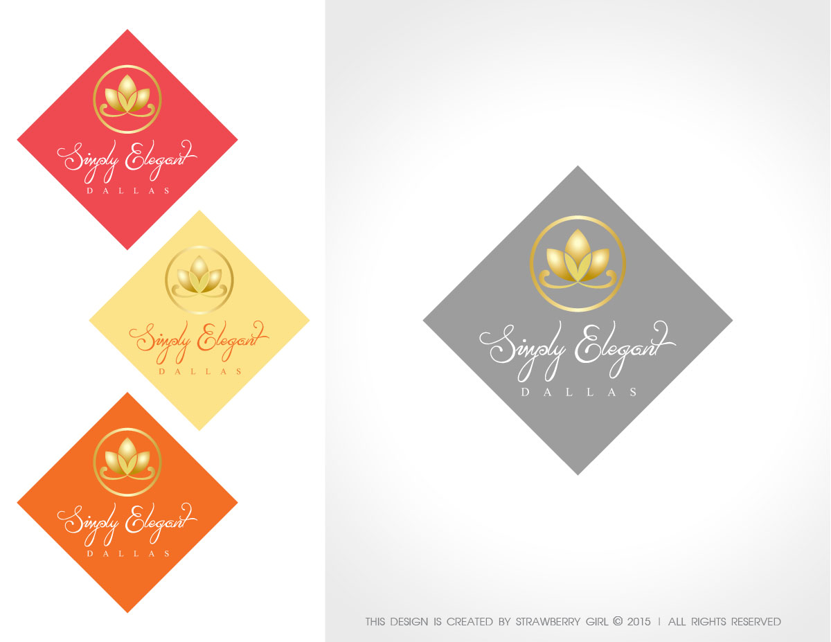 Diseño de Logo por Strawberry Girl para Simply Elegant Dallas | Diseño #6348034