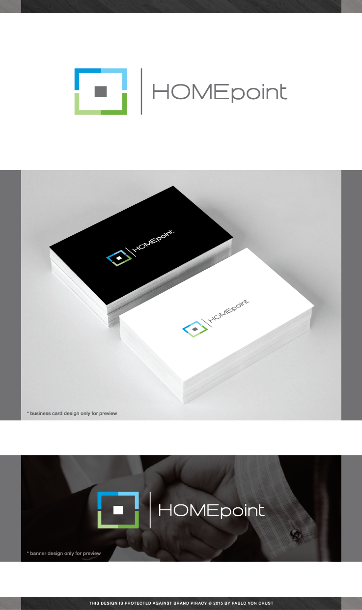Logo Design by Pablo Von Crust for HOMEpoint | Design: #6291508