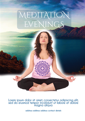 Flyer Design for a Mediation (Mediation on Twin Hearts) | Flyer Design by gooddesign