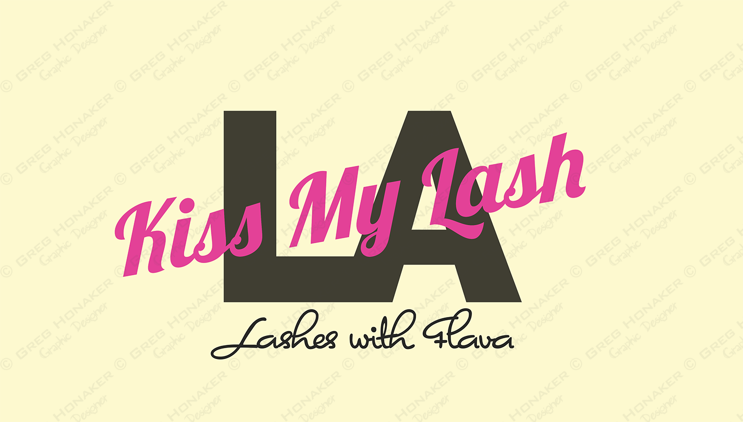 Logo Design by GHDesigns for Kiss My Lash LA | Design #6370337