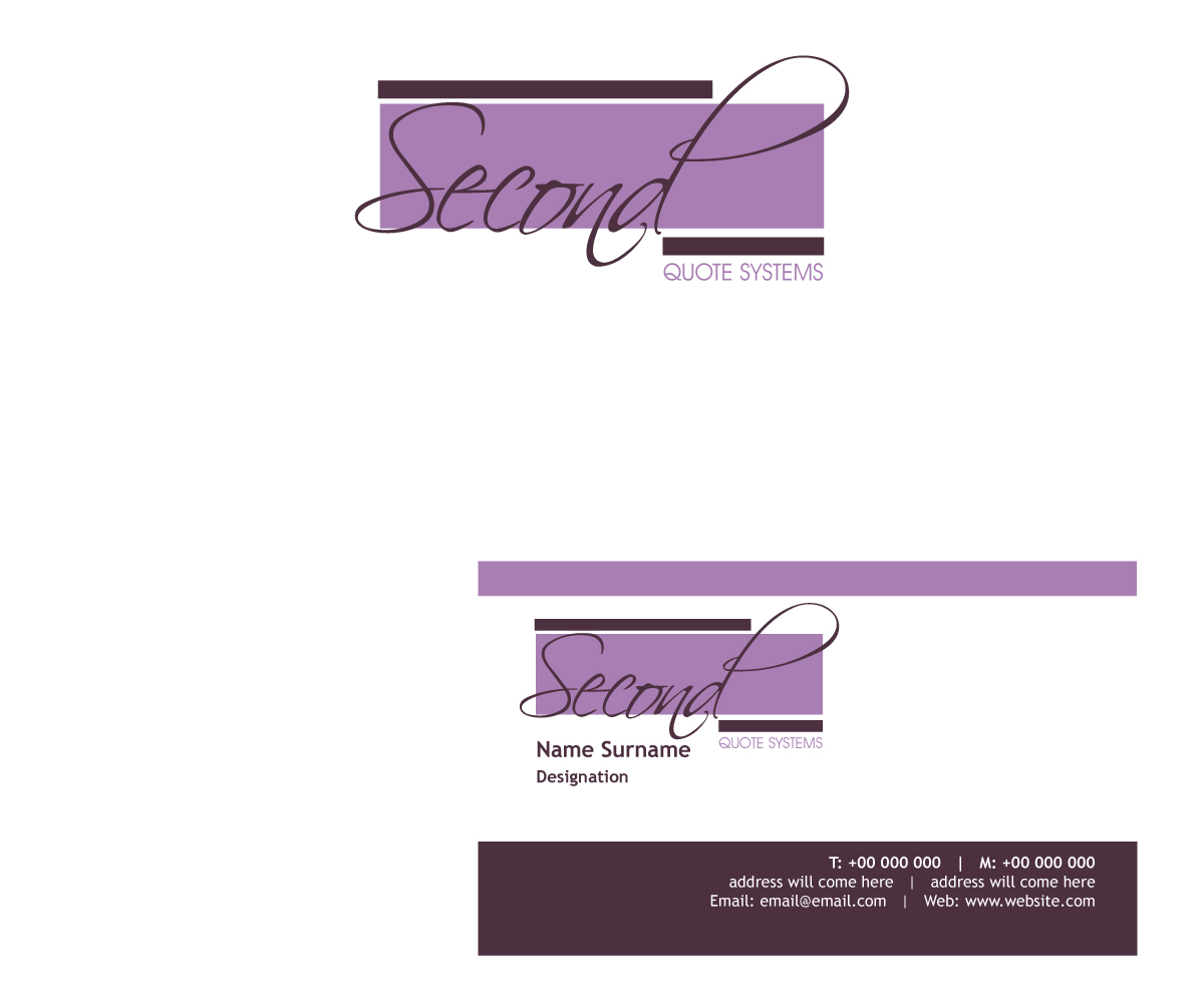 Logo Design by Crest Logo Designs for Second Quote Systems Ltd. | Design #6292787