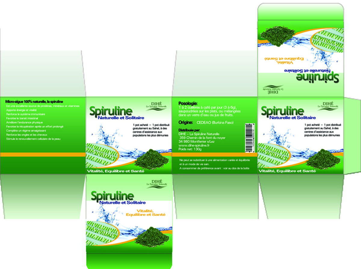 Design Emballage par Jason pour Dihé - La spiruline naturelle | Design #1732530