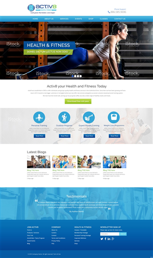 Web Design by pb for this project | Design: #6482465