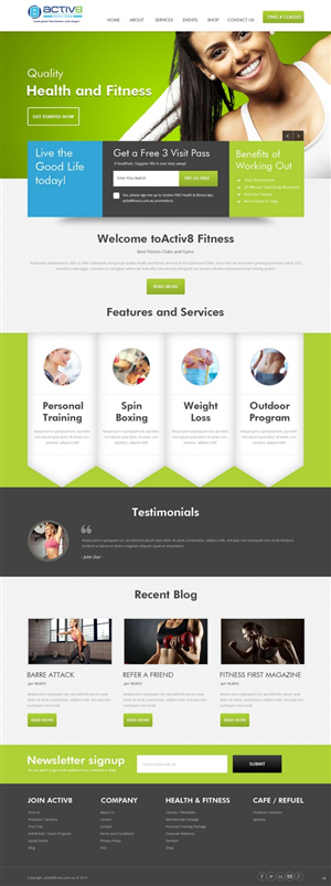 Web Design by pb for this project | Design: #6492191