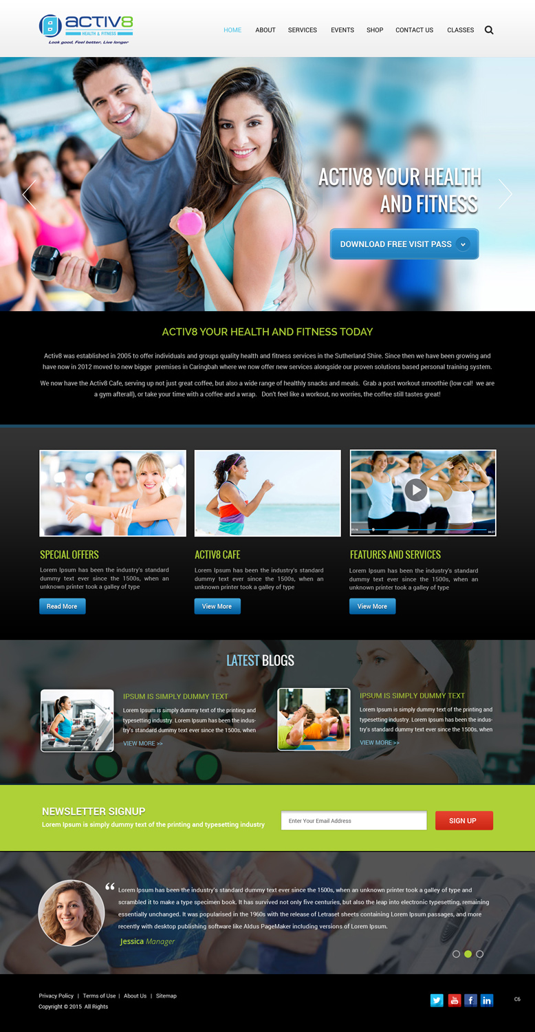 Web Design by pb for this project | Design #6492214