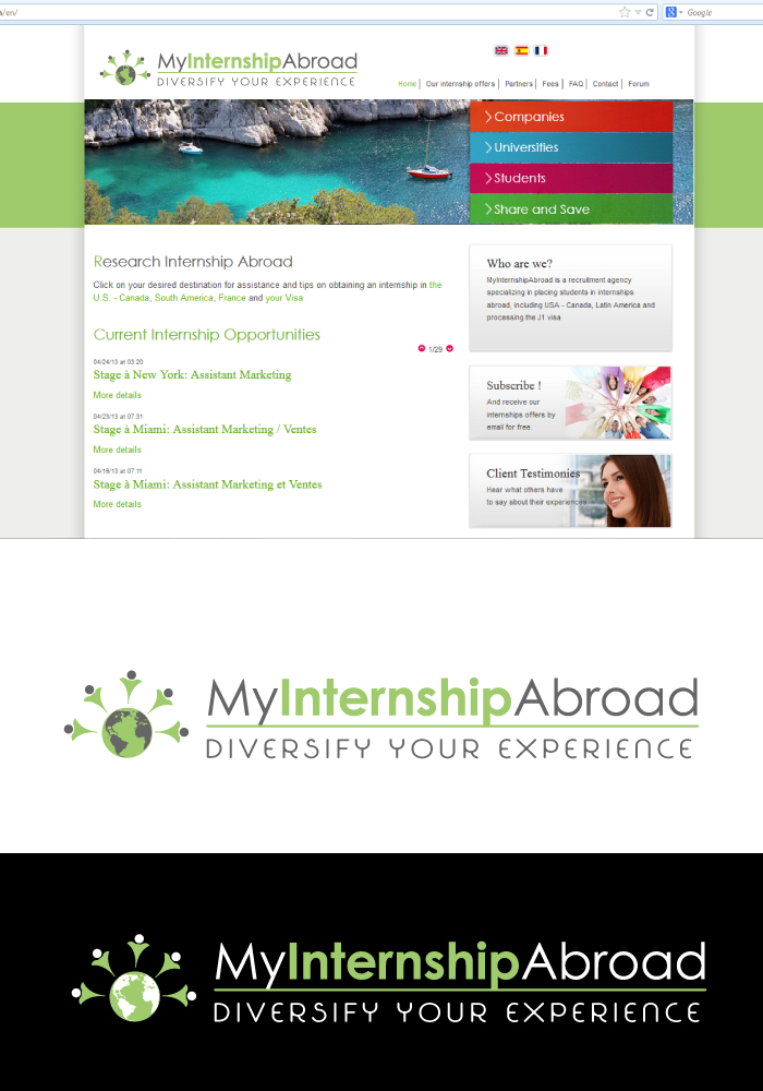 Logo Design by Bling Connect Ink for Groupe Adiona | Design #1732397