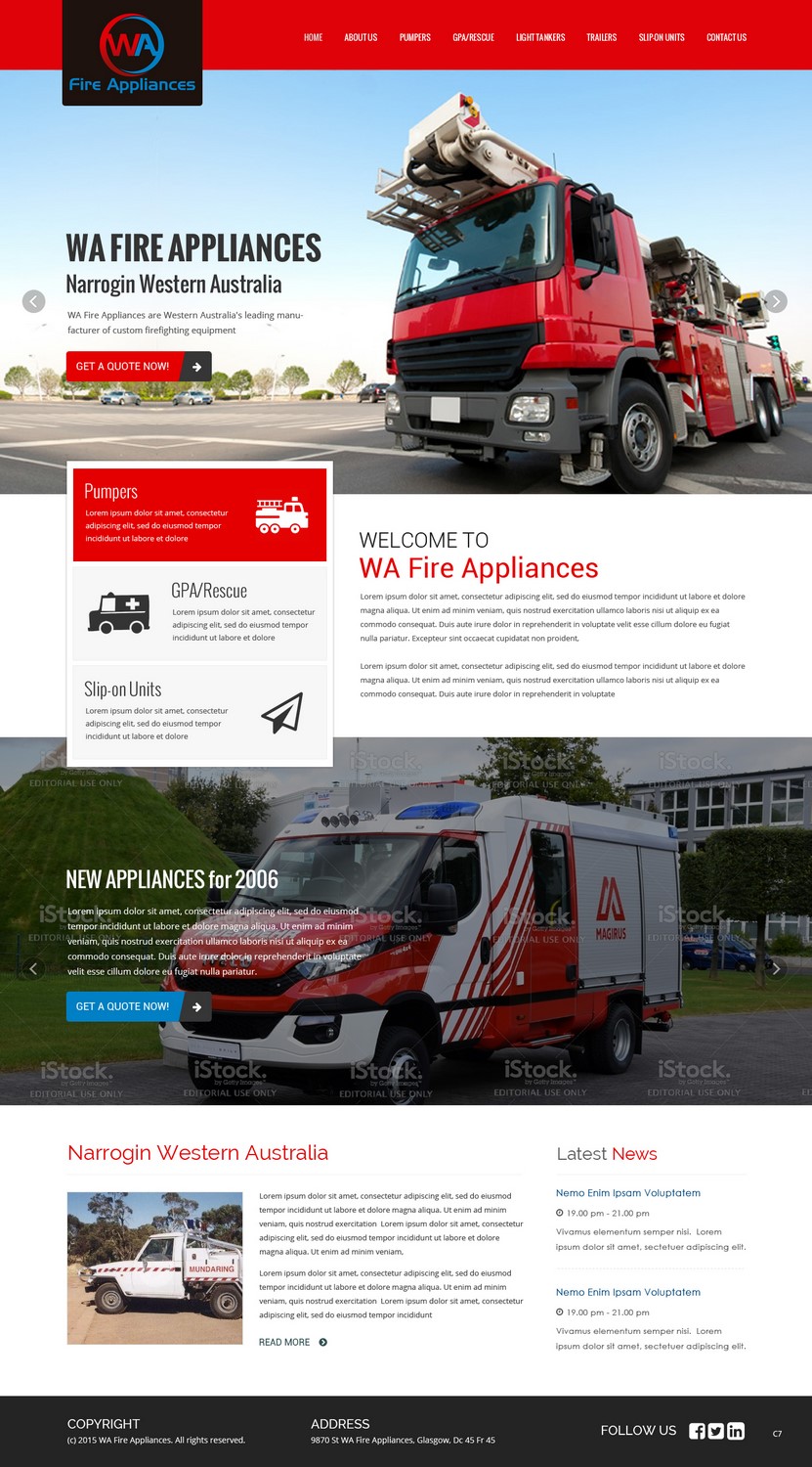 Web Design by pb for this project | Design #6289692