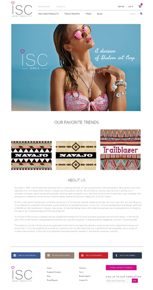 Web Design by Sbss for Shalom International Corporation | Design: #6306277
