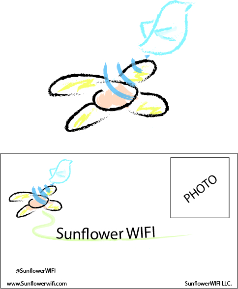Logo- und Visitenkarten-Design von KuroShinobi für Sunflower WiFi | Design #6314054