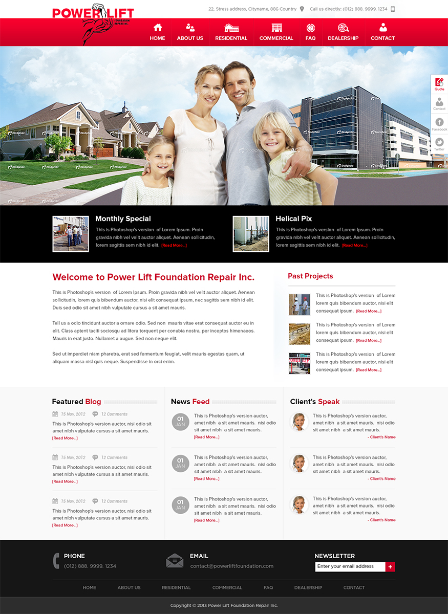 Design Wordpress par Mayank Patel pour Atomic Design & Consulting | Design #1678029