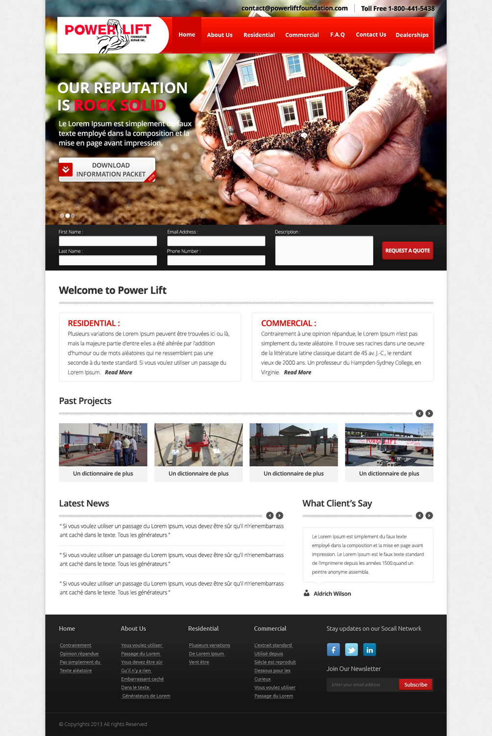 Design Wordpress par OM pour Atomic Design & Consulting | Design #1691759