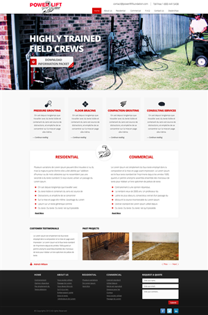 Wordpress Design by OM for Atomic Design & Consulting | Design: #1693539