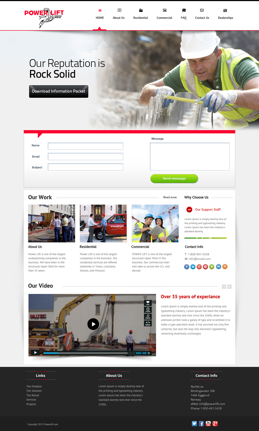 Design Wordpress par OM pour Atomic Design & Consulting | Design #1693542