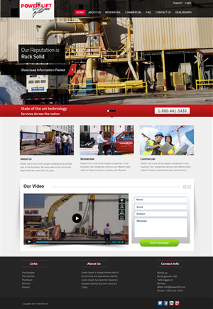Wordpress Design by OM for Atomic Design & Consulting | Design: #1693546