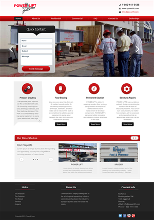 Wordpress Design by OM for Atomic Design & Consulting | Design: #1693550