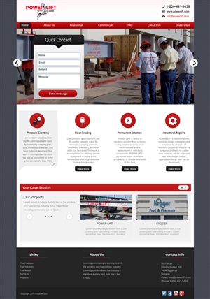 Wordpress Design by OM for Atomic Design & Consulting | Design: #1693552