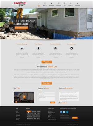 Wordpress Design by OM for Atomic Design & Consulting | Design: #1697697