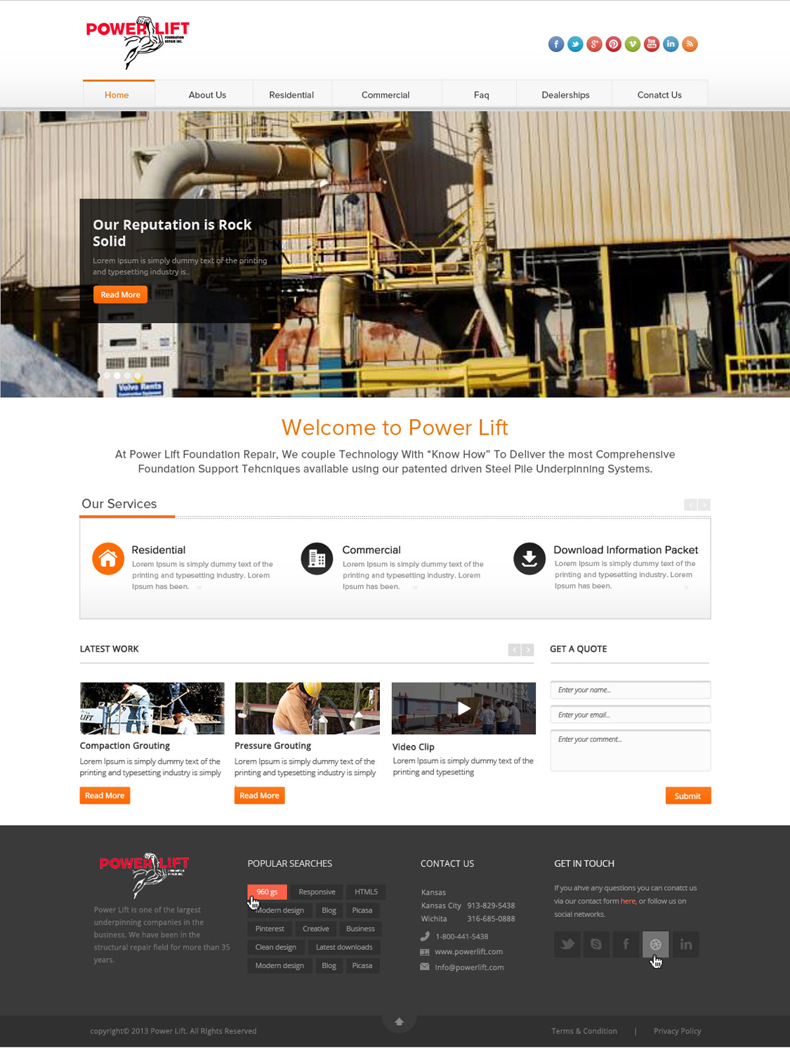 Diseño Wordpress por OM para Atomic Design & Consulting | Diseño #1697708