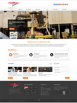 Wordpress Design by OM for Atomic Design & Consulting | Design: #1697708