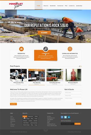 Wordpress Design by OM for Atomic Design & Consulting | Design: #1697710