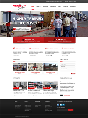 Foundation repair and service company needs website | Wordpress Design by OM