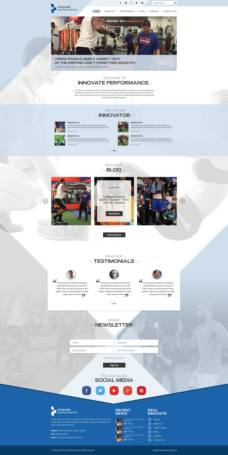 Web-Design von Impressive Solutions für dieses Projekt | Design #6366260