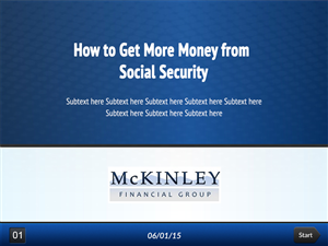 PowerPoint Design by Danang Prastiawan for McKinley Financial Group | Design: #6291591