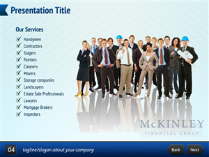 PowerPoint Design by Danang Prastiawan for McKinley Financial Group | Design: #6291594