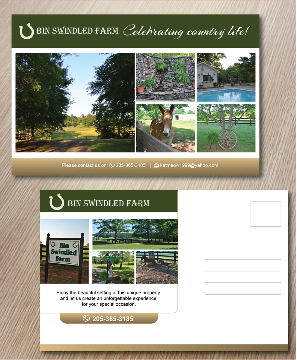 Postcard Design by alex989 for this project | Design #6313291