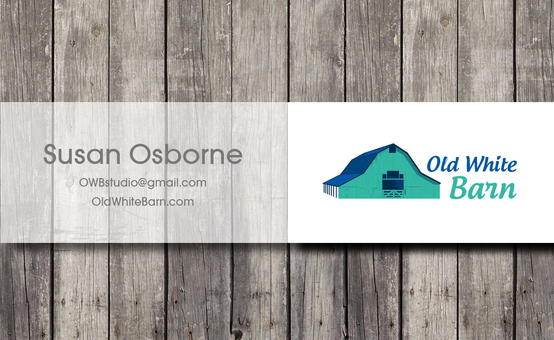 Logo and Business Card Design by Pram Shaw for Old White Barn Studio & Interiors | Design #6398373