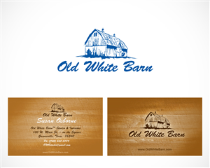 Logo and Business Card Design by Pram Shaw for Old White Barn Studio & Interiors | Design: #6398412