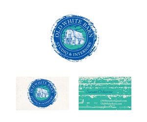 Logo and Business Card Design by esmmero for Old White Barn Studio & Interiors | Design: #6401668