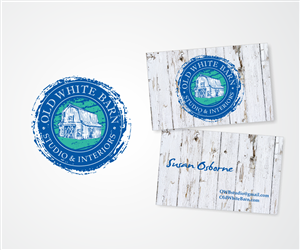 Logo and Business Card Design by esmmero for Old White Barn Studio & Interiors | Design: #6411778