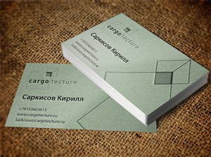 Business Card Design by Lanka Ama for Cargotecture | Design: #6318850