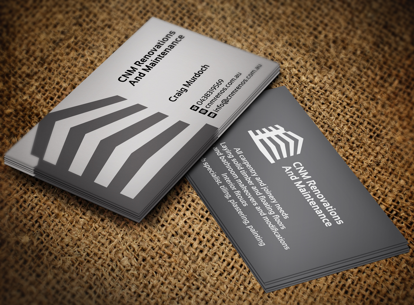 Design de Carte de Visite par Lanka Ama pour CNM renovations and maintenance | Design #6299583