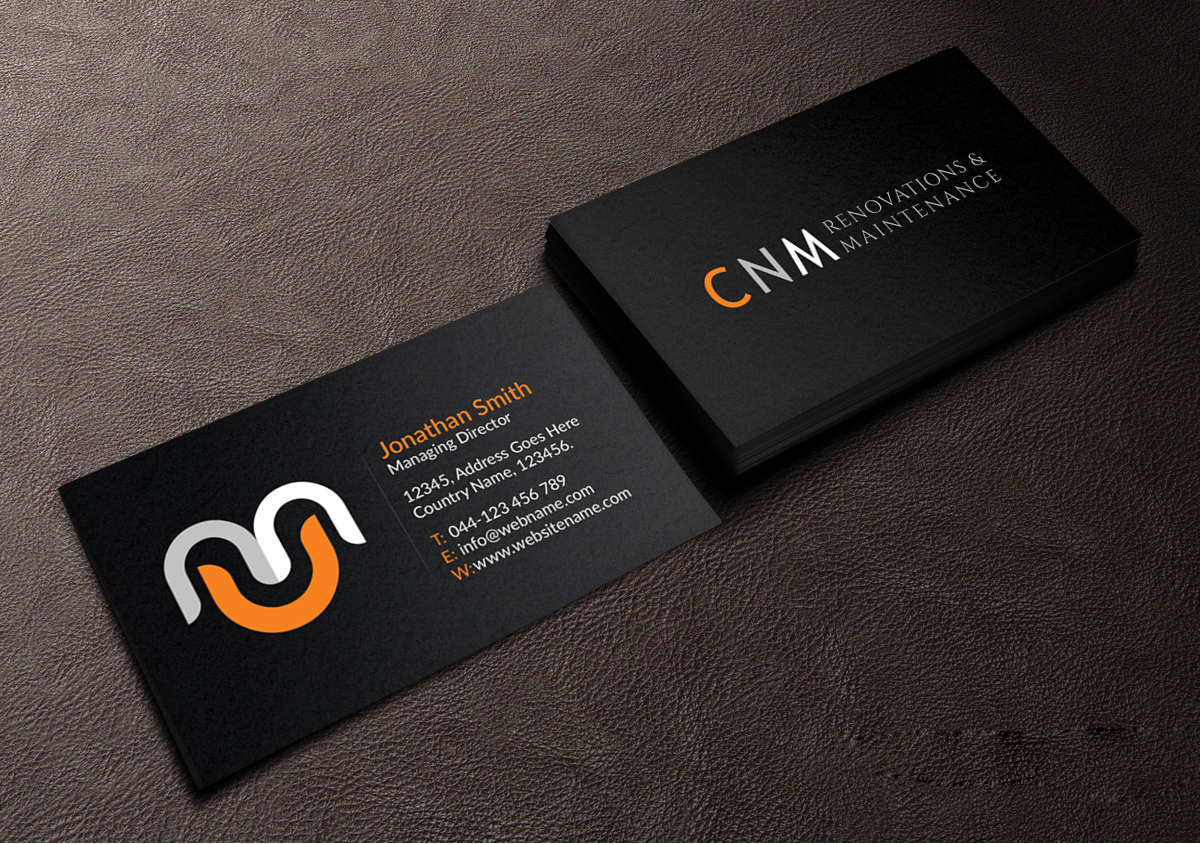 Design de Carte de Visite par Creations Box 2015 pour CNM renovations and maintenance | Design #6306033