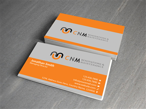 Business Card Design by Creations Box 2015 for CNM renovations and maintenance | Design: #6307789