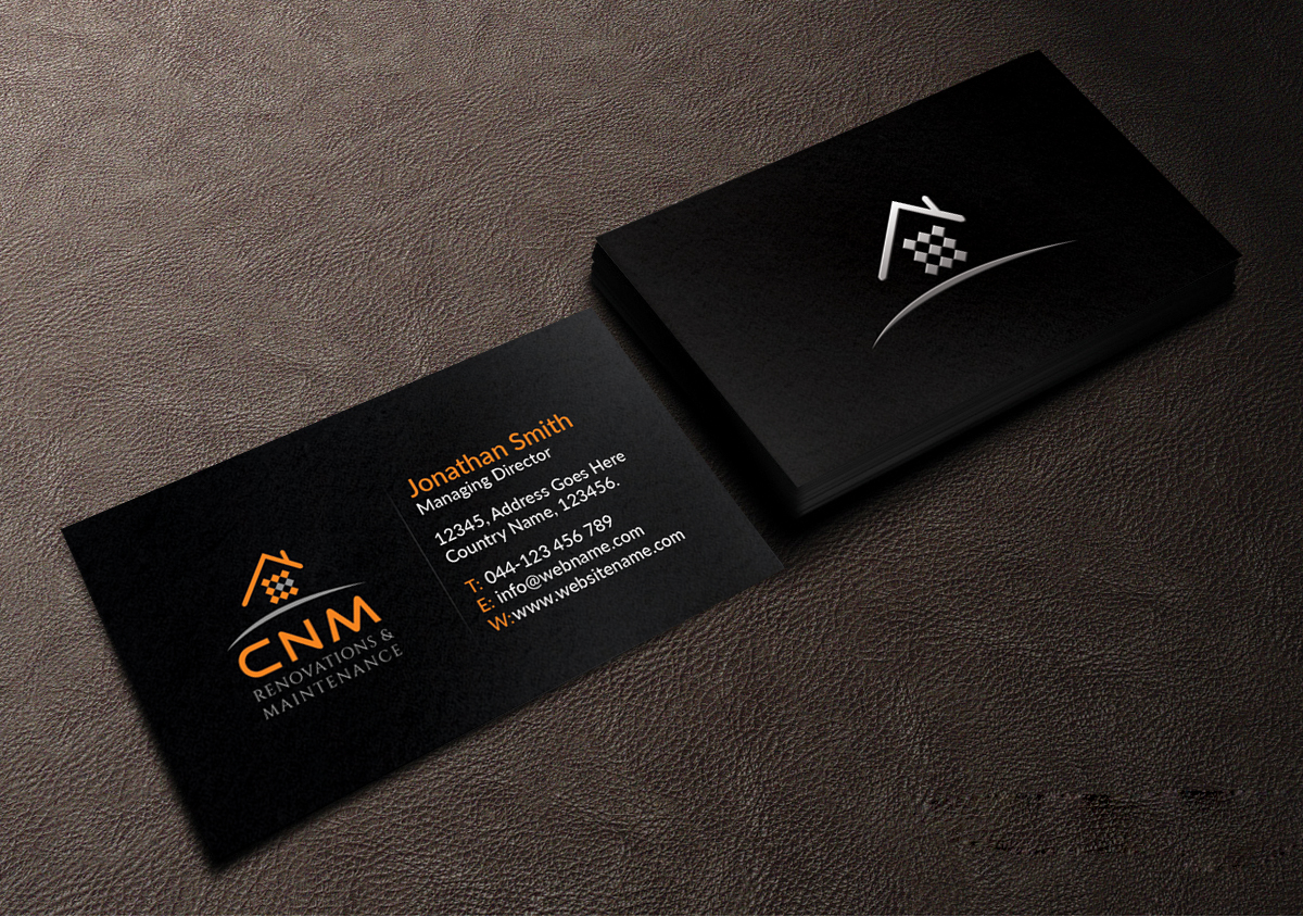 Design de Carte de Visite par Creations Box 2015 pour CNM renovations and maintenance | Design #6310028