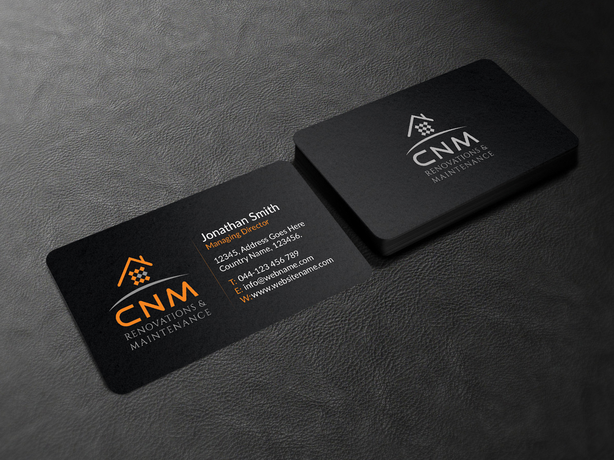 Business Card Design by Creations Box 2015 for CNM renovations and maintenance | Design #6315256