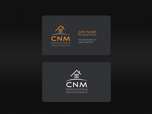 Visitenkarten-Design von Creations Box 2015 für CNM renovations and maintenance | Design: #6315257