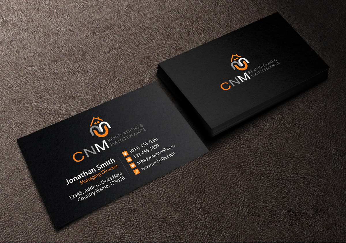 Design de Carte de Visite par Creations Box 2015 pour CNM renovations and maintenance | Design #6315261