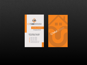 Visitenkarten-Design von Creations Box 2015 für CNM renovations and maintenance | Design: #6315266