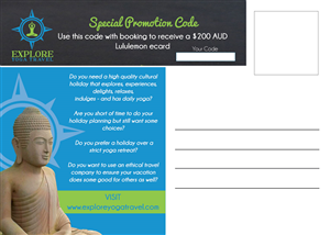 Postcard Design by ordelya.nicole for MMOJO GOLD PTY LTD | Design: #6326723