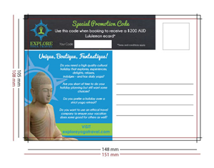 Postcard Design by ordelya.nicole for MMOJO GOLD PTY LTD | Design: #6351430